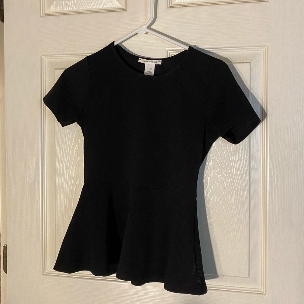 Nice Black Flow Blouse